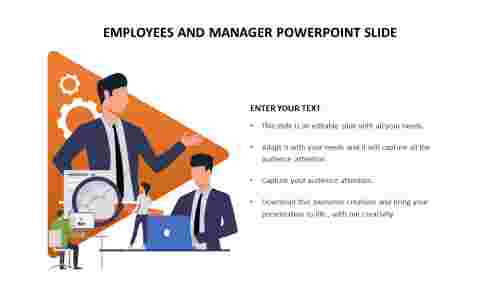 employees and manager powerpoint slide